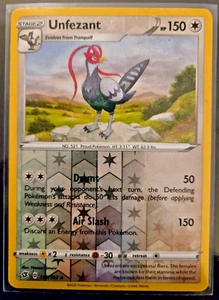 Pokémon TCG - Unfezant - 145/192 - Reverse Holo - Rebel Clash - Picture 1 of 2