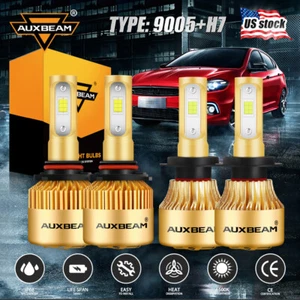 For Suzuki Grand Vitara 2006-2013 AUXBEAM LED Headlight Hi/Lo Beam 6500K 10000LM - Picture 1 of 12