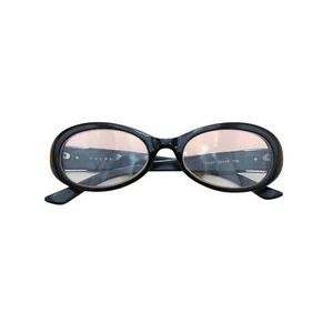 Vintage Y2K Ralph Lauren Black Oval Eyeglasses – Model 10187 – Size 52□18 135 - Picture 1 of 3