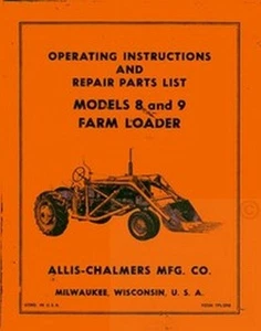 Cargador agrícola ALLIS CHALMERS 8 9 CA WD manual de operadores - Imagen 1 de 1