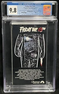Friday the 13th VHS Sealed CGC 9.8 SEAL A+ No Barcode Early Release - Picture 1 of 2