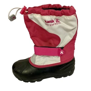 NUEVO CON ETIQUETAS Botas de Nieve de Invierno Kamik Niñas Talla 5 Impermeables Absorbentes de Humedad Forro Zylex - Imagen 1 de 11