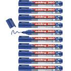 edding 360 whiteboard marker - blue - 10 whiteboard pens - round tip 1.5-3 mm - 