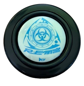 RE Amemiya BLUE JDM Horn Button for SPARCO OMP NARDI steering wheel - Picture 1 of 3