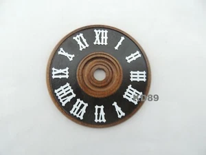 Quadrante In Legno Di Orologio A Pendolo Cucù Foresta Nera Ø 9 Cm - Picture 1 of 2