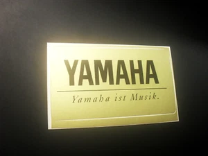 Aufkleber / Sticker + Yamaha + Yamaha ist Musik ++ groß - Bild 1 von 2