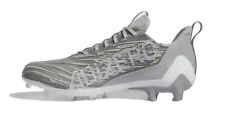 Size 7 Adidas Adizero Silver Metallic Grey Football Cleats GX5414 Mens