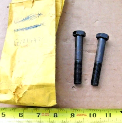 2 NOVOS PARAFUSOS DE MONTAGEM DE MOTOR PARA QUADRO PARA CAMINHÕES STUDEBAKER 1955-64 1956 1957 1958 - Imagem 1 de 2