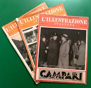 Italienische Illustration Nr. 3 Zeitschriften Jahr 1936 Nr. 11-29-43 - Bild 1 von 7