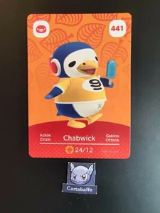Carte Amiibo Animal Crossing 441 Zinzin Chabwick Series 5 - Imagen 1 de 1
