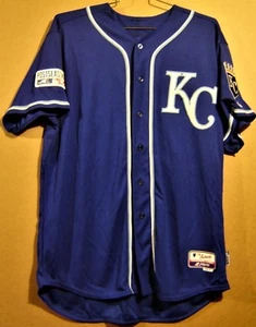 2014 KANSAS CITY ROYALS SULLIVAN POST SEASON MLB Majestic Size 52 JERSEY - Picture 1 of 9
