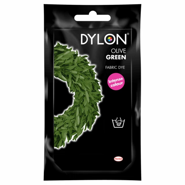 DYLON Fabric Hand Dye Powder - Olive Green, 50g