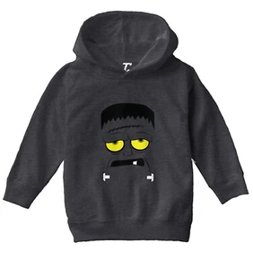 Frankenstein Face - Monster Scary Halloween Horror Toddler/Youth Hoodie - Picture 1 of 10