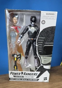 Power Rangers Lightning Collection Mighty Morphin Metallic Black Ranger MISB - Imagen 1 de 2