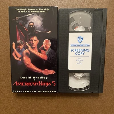 American Ninja 5 VHS Screener Promo Tape Cannon Video - Image 1 of 4
