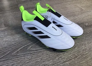 Botines de fútbol Adidas GOLETTO IX FG/MG J LL JI1612 para niños talla 13,5K blancos negros - Imagen 1 de 7