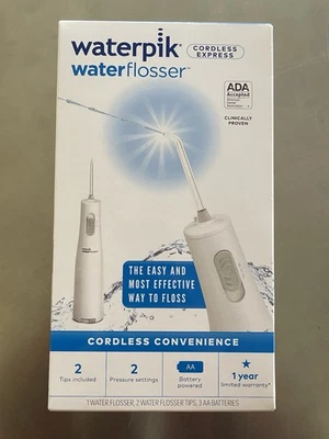 NUEVO Waterpik Hilosser Inalámbrico Agua, Funciona con Batería y Portátil (WF-02W011) Foto 1 de 4