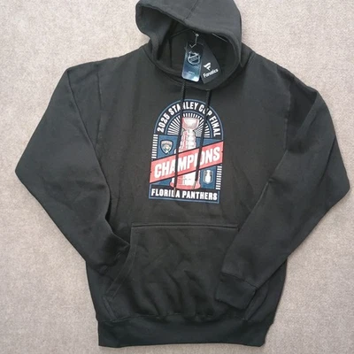 Fanatics South Florida Panthers Hockey Mens SMALL Black Hoodie Sweatshirt NHL - Image 1 of 4