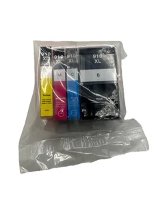 Cartucho de tinta 4 piezas 910XL para HP 910 OfficeJet Pro 8010 8020 8021 8022 8028 8035 - Imagen 1 de 1