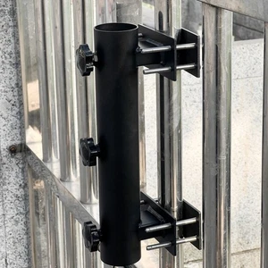 Steel Parasol Holder Balcony Parasol Holder Anti-rust Treatment For Balcony Use - Picture 1 of 12