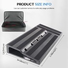 22" x 11" Guitar Pedal Board Large Size with Carry Bag for Player Studio