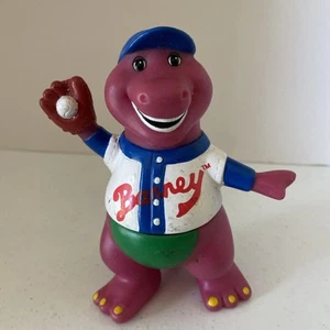 Barney Purple Dinosaur Lyons Group Fun-Time Baseball Figure Toy Vintage - Picture 1 of 7
