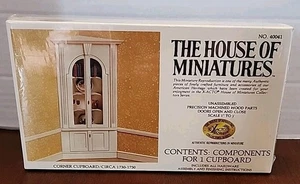 The House of Miniatures Bausatz #40041 Eckschrank Neu/Versiegelt X-Acto Bild/Desc - Bild 1 von 6