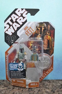 Star Wars Boba Fett 2007 - Saga Legends con moneda de plata - Imagen 1 de 3