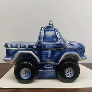 Vintage Blue Pickup Truck Cookie Jar, Doranne Of California - Picture 1 of 7