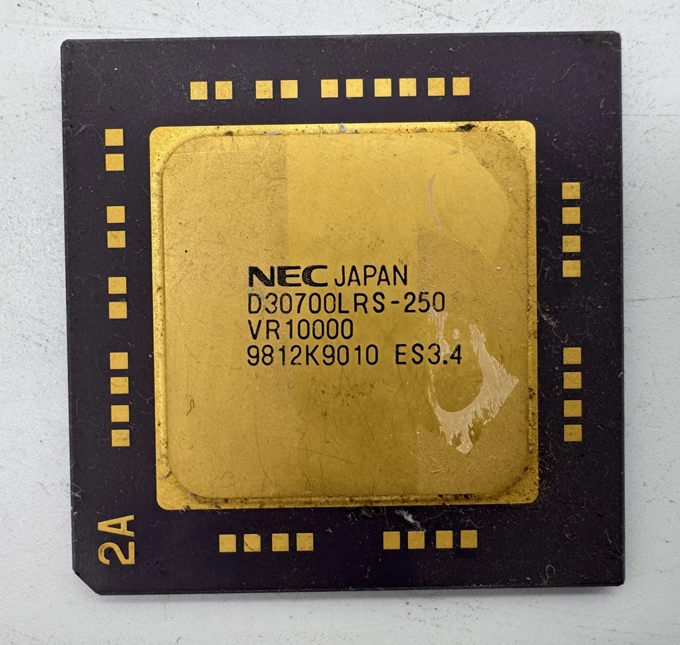 Cpu, nec japan d30700lrs-250 vr10000 - Image 1 of 1