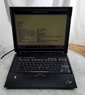 Portátil IBM ThinkPad A31 2652 Pentium P4 M 256 MB VER NOTAS Foto 1 de 4