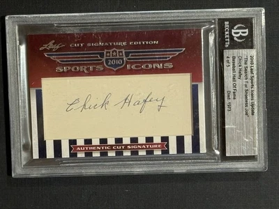 2010 Leaf Sports Icons Search for Shoeless Joe: CHICK HAFEY Auto 4/5 HOF - Image 1 of 2