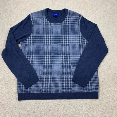 Apt. 9 Seriously Soft Knit Sweater Men's 2XL XXL Long Sleeve Blue Wool Blend - Image 1 of 4