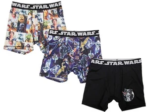 Star Wars Underwear Boys Small Size 6 Boxer Brief Chewbacca R2D2 Unique Gift - Picture 1 of 4