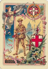 WORSHIPFUL - 1907 Master: George S   Lancaster JP - 1  - single playing cards #