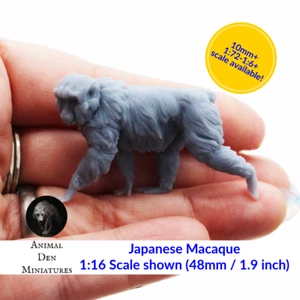 Japanese Macaque  | Animal Den Miniatures - Picture 1 of 7