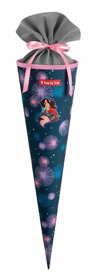 Step by Step School Cone Schultüte Mermaid Delia petrol flieder Neu - Bild 1 von 1