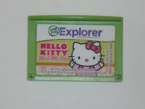 ✅ LeapFrog Leapster Explorer Hello Kitty Sweet Little Shops Game Cartridge - Picture 1 of 3