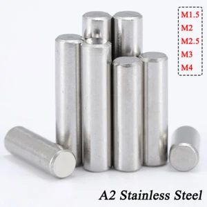 Ø 1.5/2/2.5/3/4mm Dowel Pins Parallel Pins Solid Stainless Steel 304 A2 DIN 6325 - Picture 1 of 12