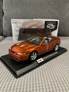 1/18 Maisto 2003 Ford Mustang SVT Cobra Orange  Diecast Special Edition - Picture 1 of 18