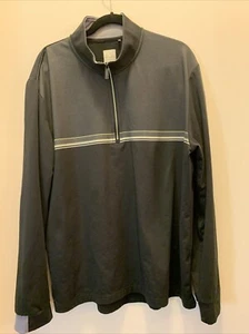 Herren Golf Shirt XL Callaway Weather Series Pullover schwarz 1/4 Reißverschluss GUC - Bild 1 von 21