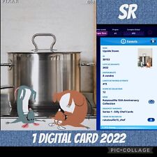 Topps Disney Collect SR 2022 Digital Upside Ratatouille Anniversary Silly chef