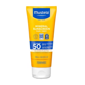 Mustela Baby Mineral Sunscreen SPF 50, Water-Resistant, Fragrance-Free 3.38oz - Picture 1 of 14