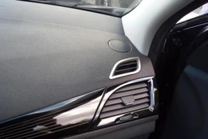 MASKENPLATTE VORNE LÜFTUNGSSCHLITZE EDELSTAHL RENAULT MEGANE III - Bild 1 von 1