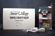 Dept 56 "Marvel's Beauty Salon", Snow Village Series, w New cord, 5470-4,  1994