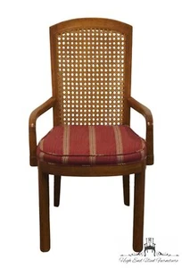 DREXEL HERITAGE Accolade Collection Rustic European Cane Back Dining Arm Chair - Picture 1 of 10