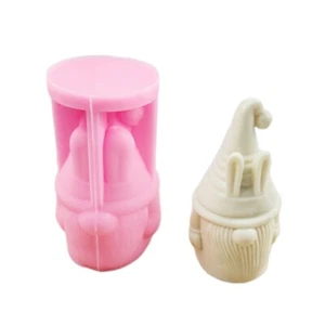 Christmas Molds Santa Claus Silicone Mould Gnome Epoxy Resin Mold 3D Art - Picture 1 of 8