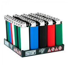 Briquets BX7 Maxi Grand Pack Lot de 50 Fumeur Cigarette Gaz Couleur Jetable Neuf