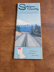 Folleto de viaje vintage de Siskiyou County California años 60 - Imagen 1 de 5
