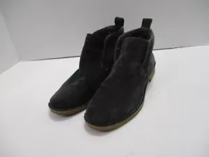 Dolce Vita Damenschuhe 7 graue Booties Knöchel mandelförmige Zehenpartie niedriger Absatz Wildleder - Bild 1 von 10